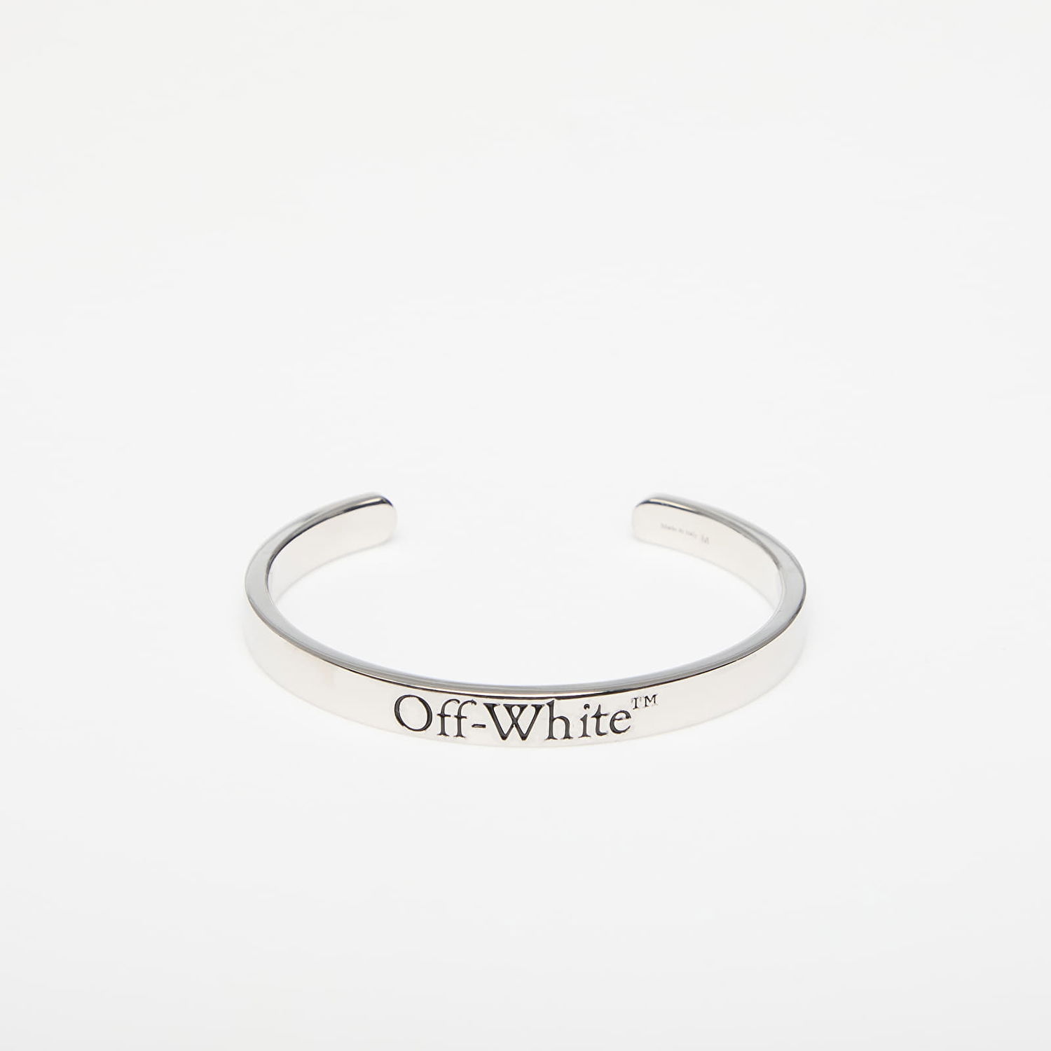 Гривна Off-White Bangle Bracelet Металик | OMOA109C99MET0017210, 0