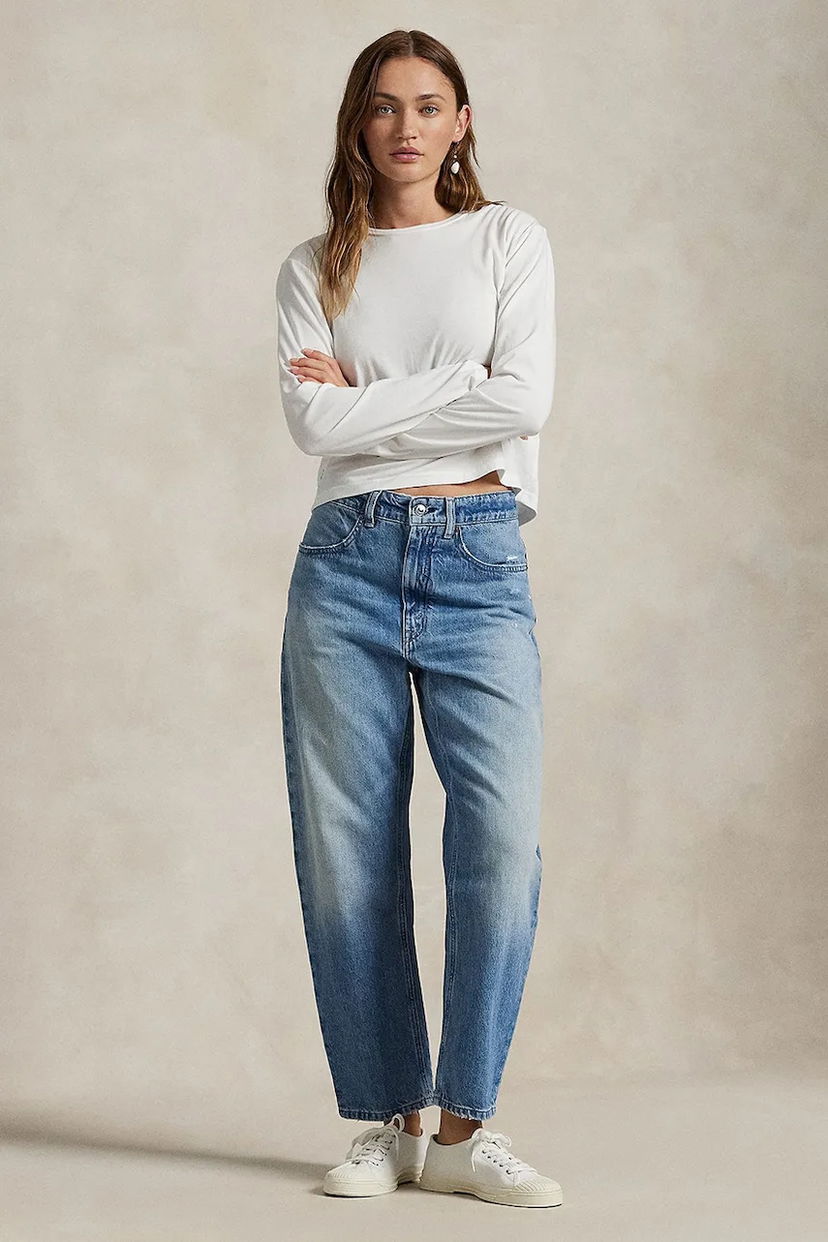 Дънки Polo by Ralph Lauren Polo Ralph Lauren Medium Waist Jeans Бяло | 211969371