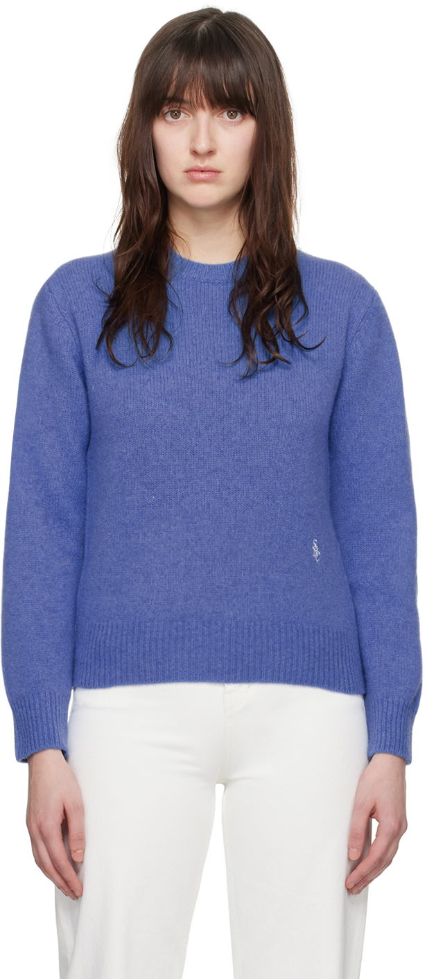 Пуловер Sporty & Rich 'SRC' Sweater Тъмно синьо | CRAW2388TA, 0