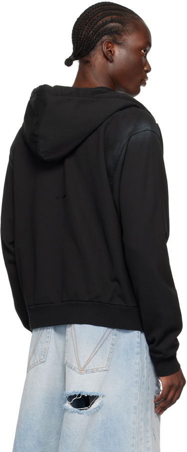 Суитчър We11done We11done Zip Hoodie Черно | WD-TJ2-24-812-U-BK, 2
