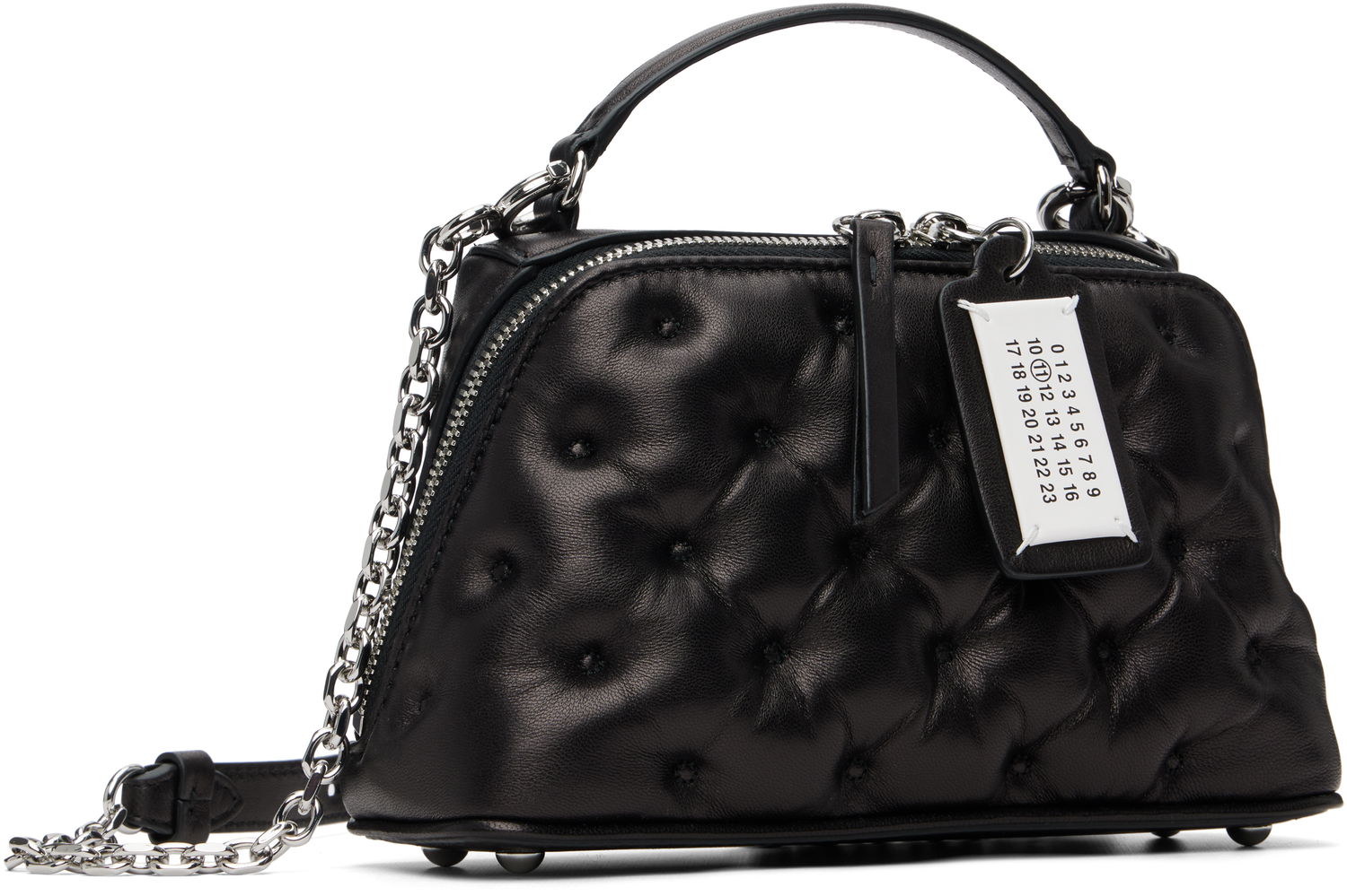 Дамска чанта Maison Margiela Glam Slam Trapezoid Bag Черно | SB1WG0065 P6434, 1