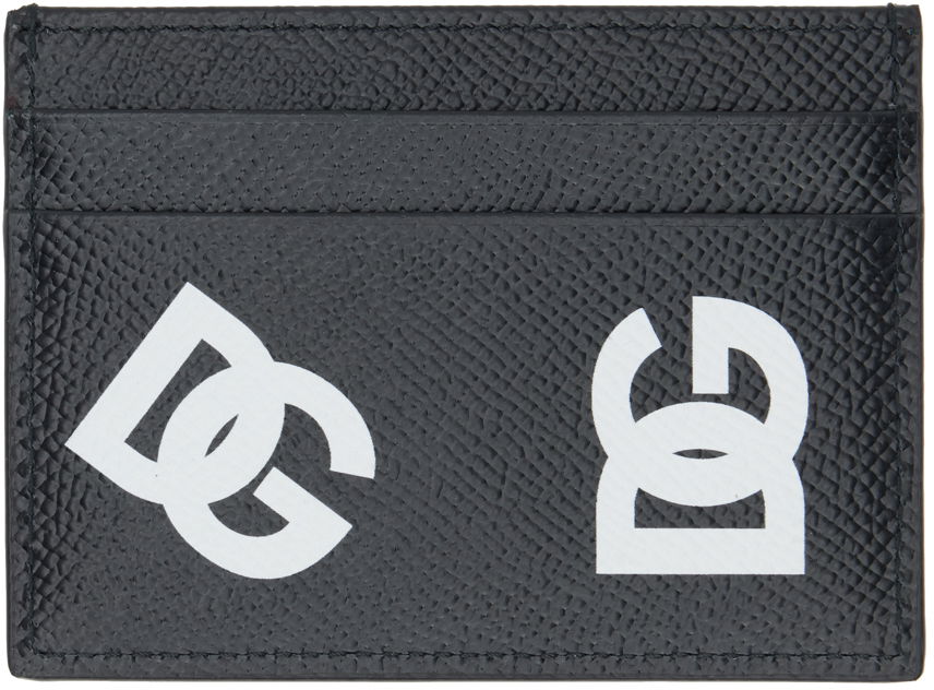 Портфейл Dolce & Gabbana Black Plaque Card Holder Черно | BP0330AG256, 1