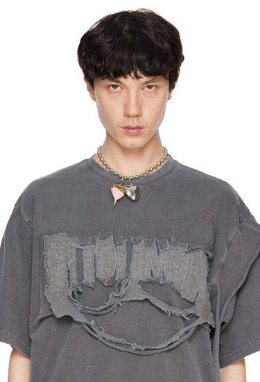Гривна Ottolinger Ottolinger Ball Chain Heart Charm Necklace Металик | 2225170104, 1