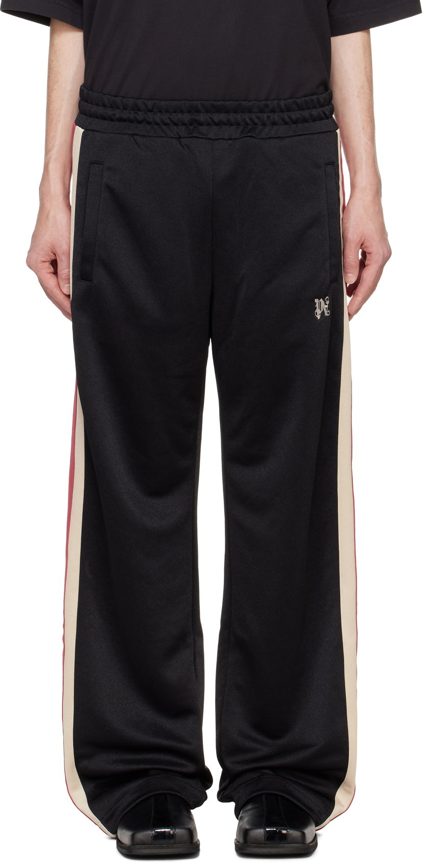 Спортни панталони Palm Angels Track Pants Черно | PMCJ040F24FAB0011061