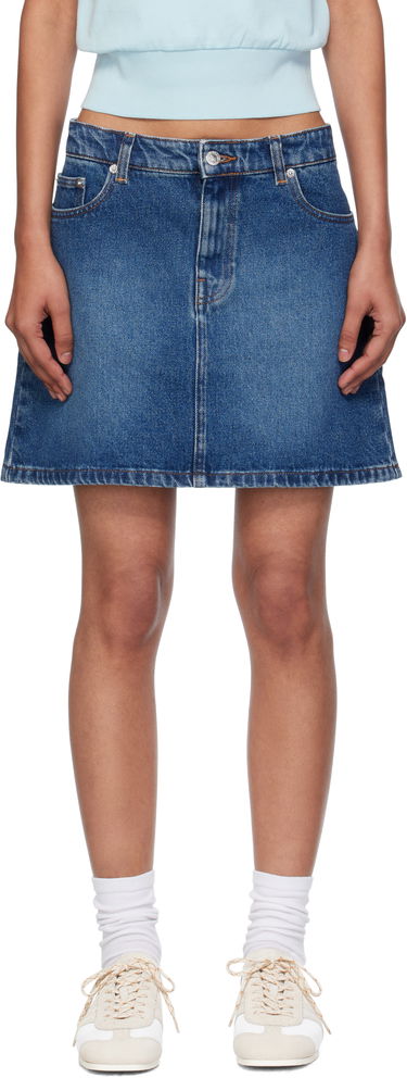 Пола A.P.C. A.P.C. Denim Miniskirt Синьо | COHJL-F06374, 0
