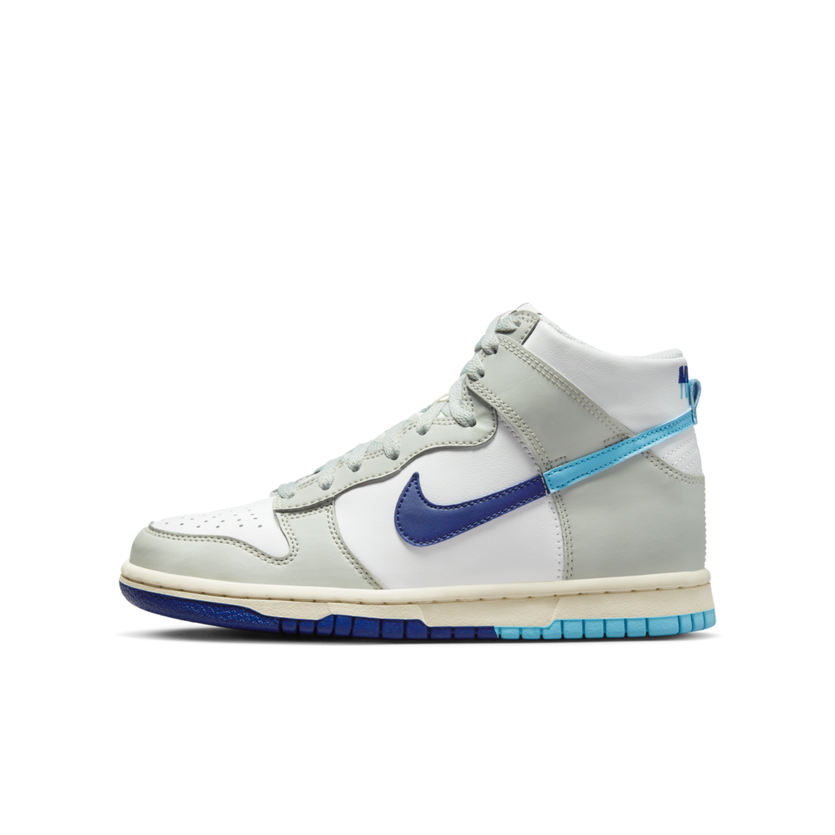 Кецове и обувки Nike Dunk High SE "Split Grey Blue" GS Синьо | FN7995-100, 0