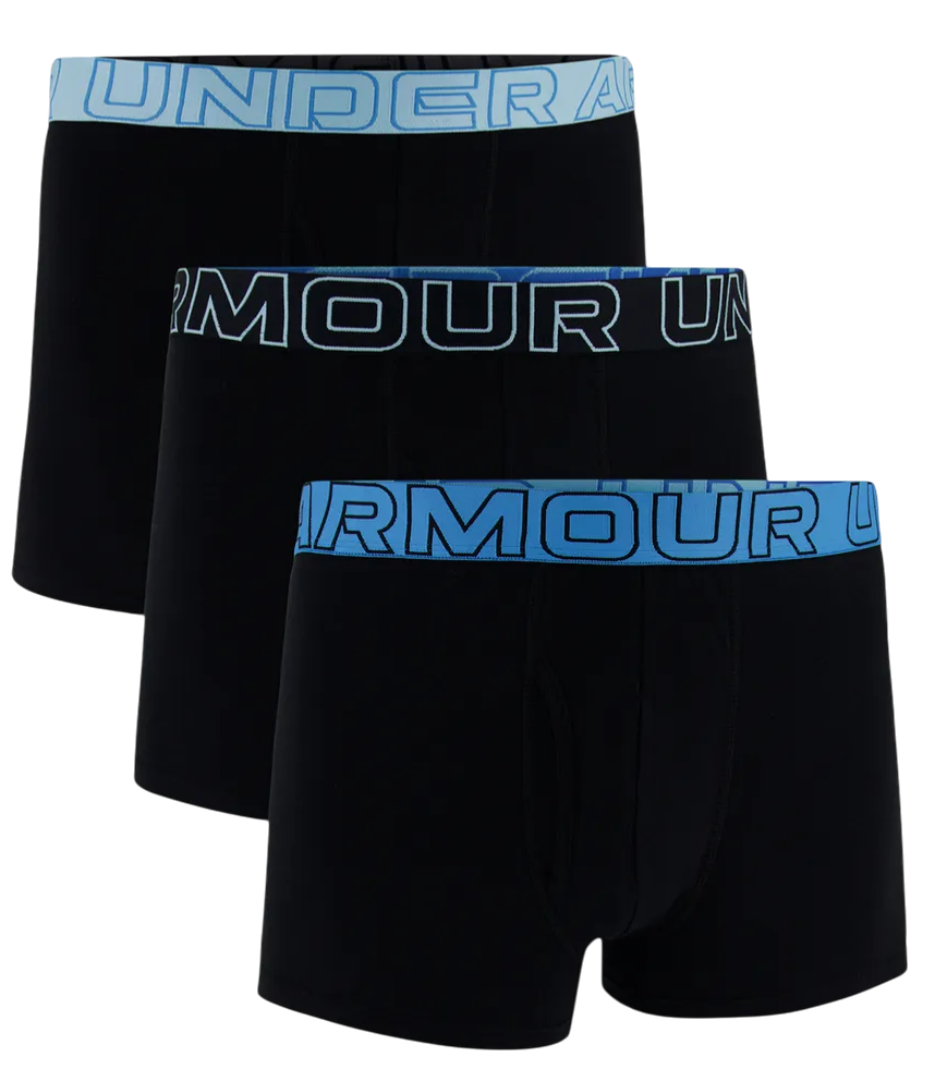 Боксерки Under Armour Under Armour Performance Cotton Boxer Briefs 3-Pack Черно | 1383891-003, 0