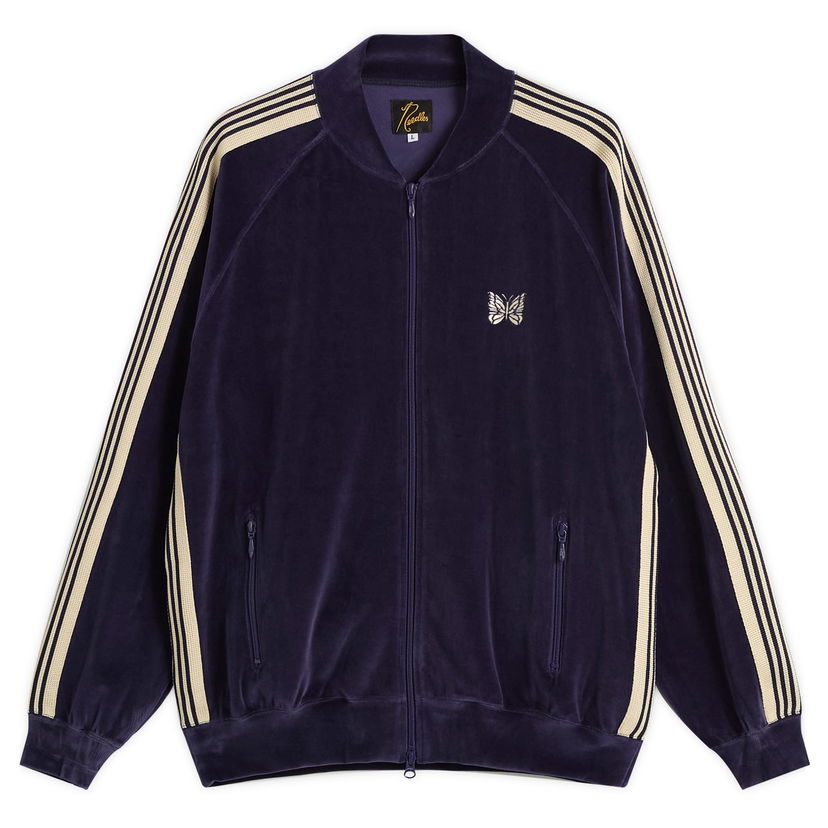 Яке бомбър Needles Needles Velour Rib Collar Track Jacket, Size Small Лилаво | RW323-A