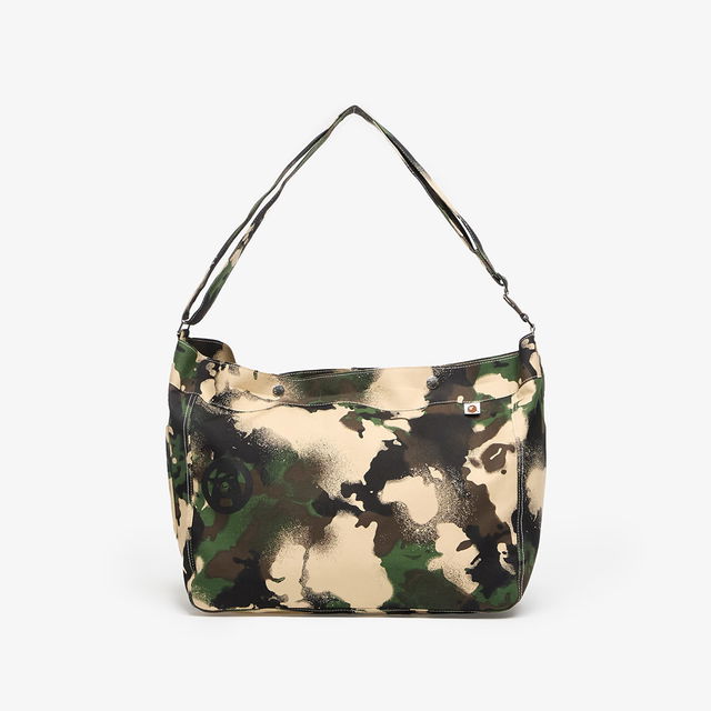 A BATHING APE Map Camo Shoulder Bag