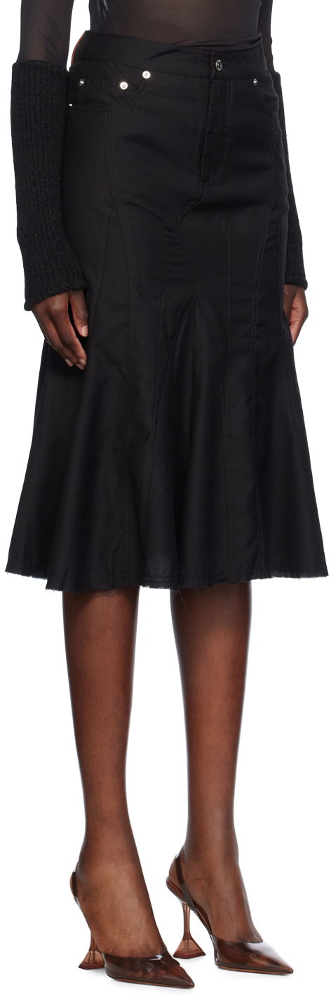 Пола Miaou Miaou Gaudi Midi Skirt Черно | 4004TWBLK, 1