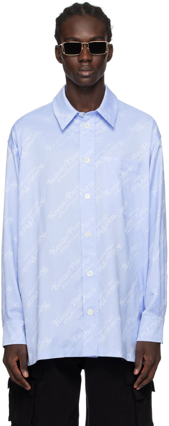 Риза KENZO Paris VERDY Edition Shirt Синьо | FE55CH5079JM, 0