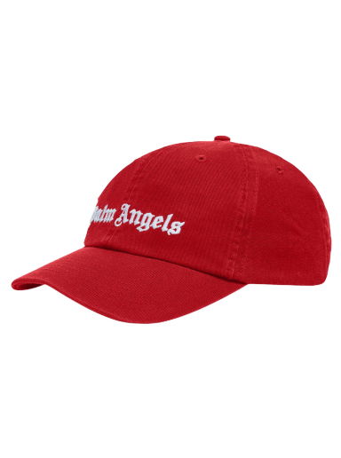 Шапка с козирка Palm Angels Classic Logo Cap Червено | PMLB003C99FAB0012501