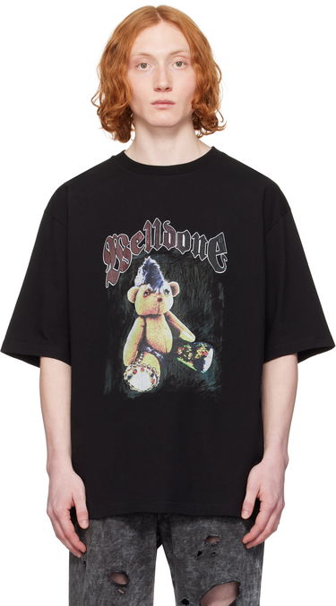 Тениска We11done We11done Punk Teddy Graphic T-Shirt Черно | WD-TT0-25-747-U-BK, 0