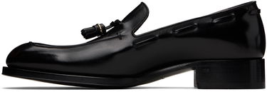 Грижа за обувките Tom Ford TOM FORD Edgar Tassel Leather Loafers Черно | J1118-LCL021P, 2