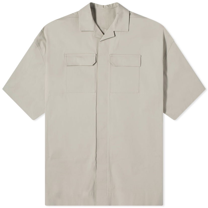 Риза Rick Owens Tommy Heavy Cotton Outershirt Бежово | RU01D3298-TE-08