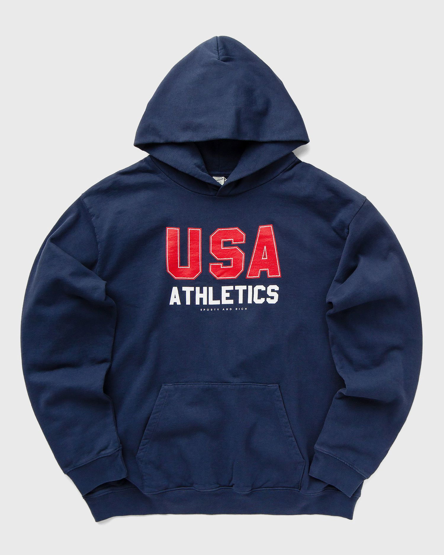 Суитчър Sporty & Rich USA Athletics Hoodie Тъмно синьо | ST070503649BL32, 0
