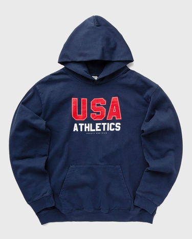 Суитчър Sporty & Rich USA Athletics Hoodie Тъмно синьо | ST070503649BL32, 0