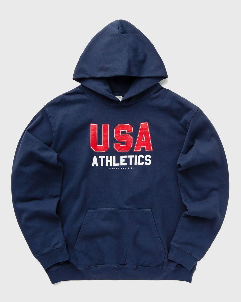 Суитчър Sporty & Rich USA Athletics Hoodie Тъмно синьо | ST070503649BL32