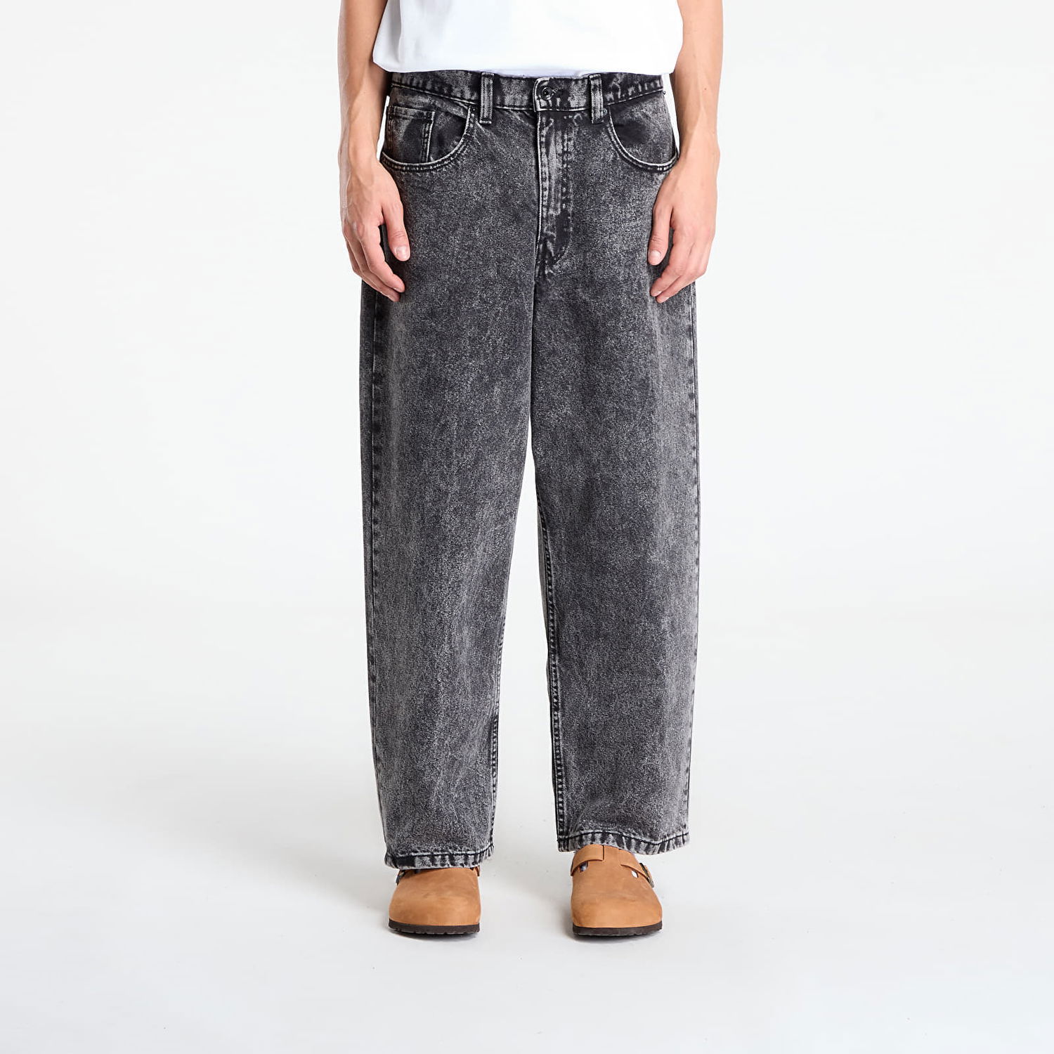 Дънки Vans Vans Check-5 Baggy Denim Pants Сиво | VN000PQHE901, 0
