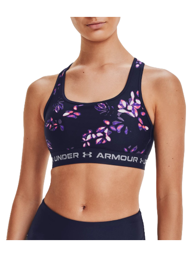 Сутиен Under Armour Crossback Mid Print Sports Bra Тъмно синьо | 1361042-410