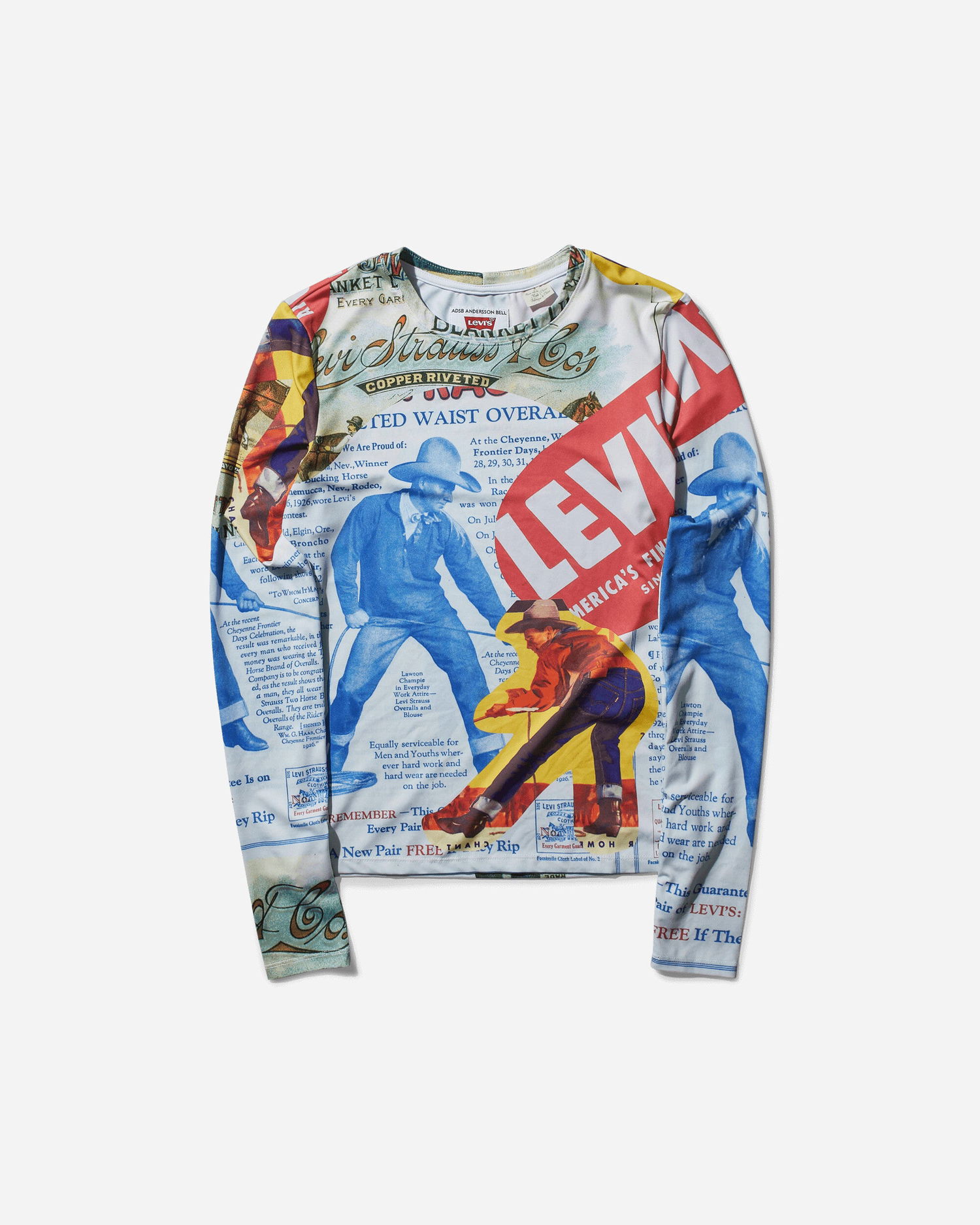 Тениска Levi's ADSB Second Skin T-Shirt With Print Многоцветен | 00E7-0000 50, 0