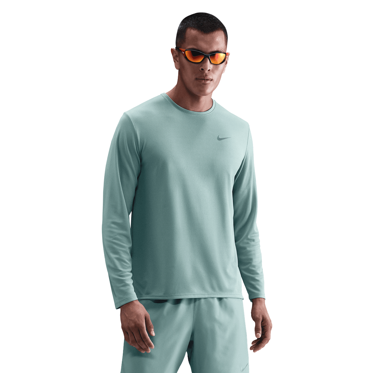 Тениска Nike Miler Long-Sleeve Running Top Тюркоазено | FB7070-017, 0