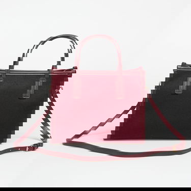 Голяма пазарска чанта Tommy Hilfiger Th City Small Tote Melton Бургунди | AW0AW17852 VLP, 1