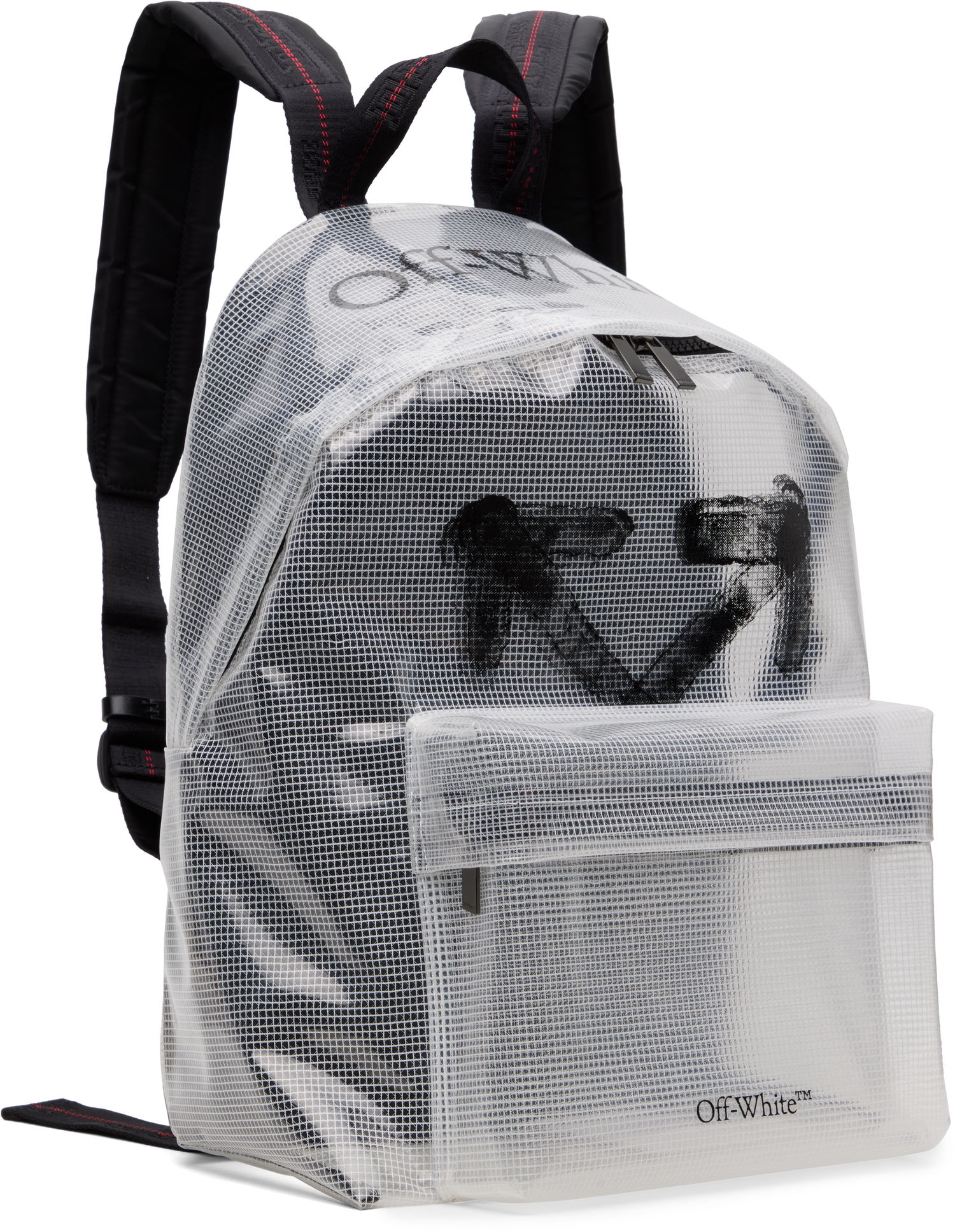 Раница Off-White Off-White Heritage Ripstop Backpack Бяло | OMNB124S25FAB0017910, 1