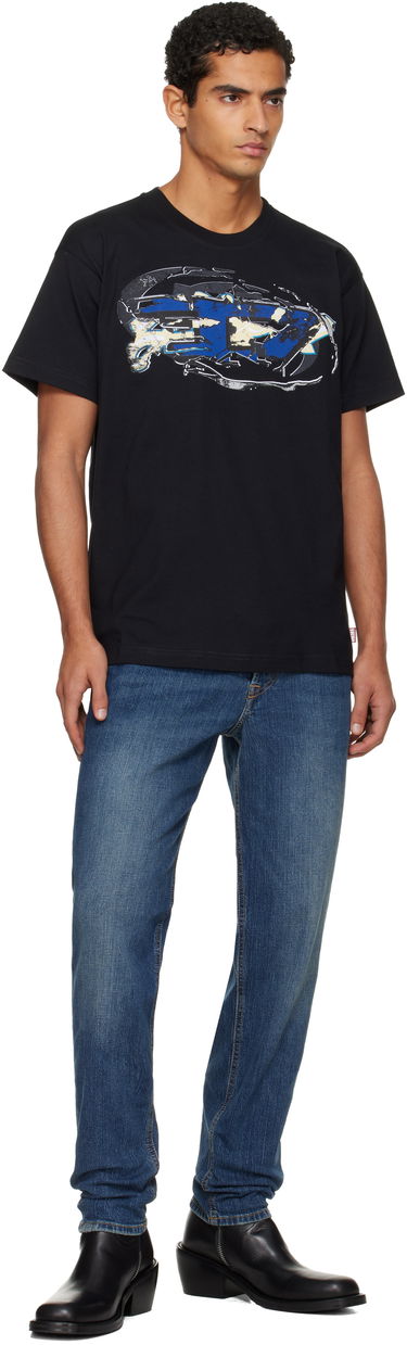 Тениска Diesel Graphic Print T-shirt Черно | A19571-0PLAT-9XX, 3
