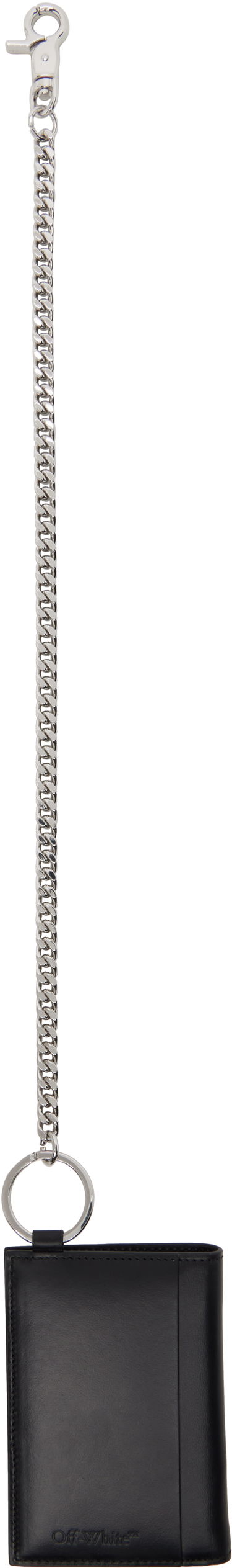 Портфейл Off-White Heritage Chain Wallet Черно | OMNC09AF25LEA0011001, 1