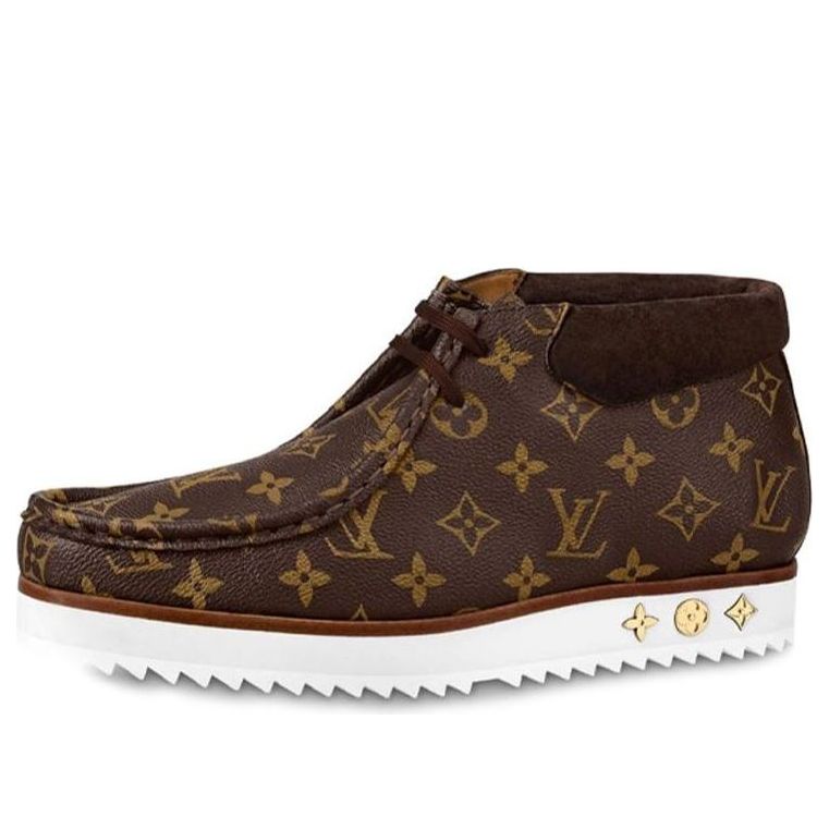 Кецове и обувки Louis Vuitton Louis Vuitton Mods Ankle Boots Кафяво | 1A81E6