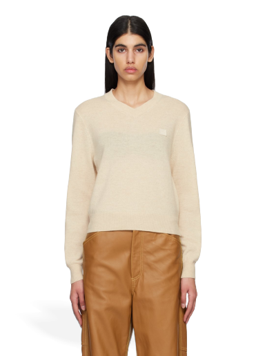 Пуловер Acne Studios Patch Sweater Бежово | C60048-