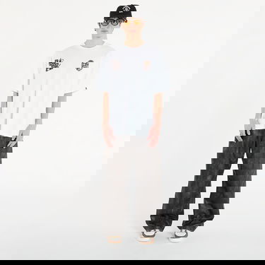 Тениска BAPE BAPE® x FOOTSHOP - Scribble Logo Tee UNISEX White Бяло | 001TEL721323MWHT, 8