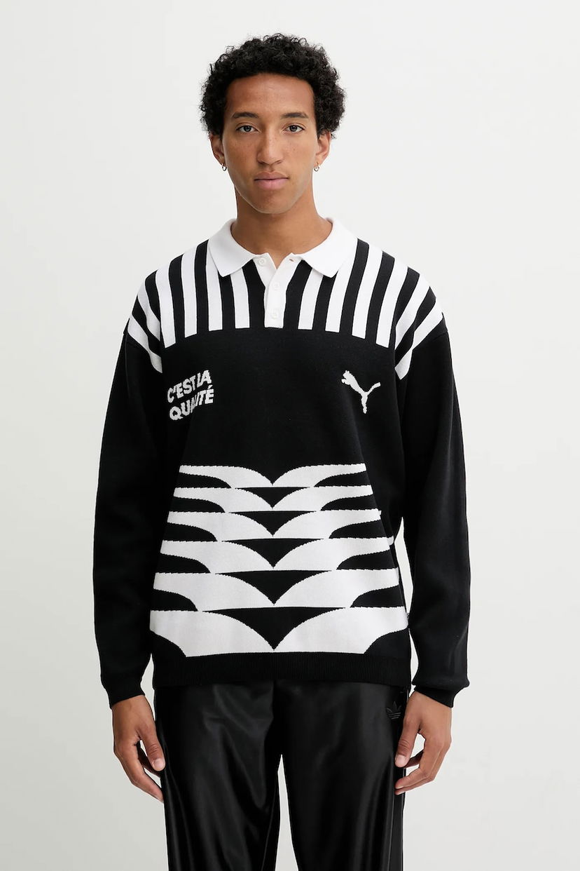 Пуловер Puma Puma C'est la Quinte Knit Sweater Черно | 632512