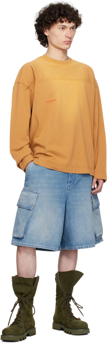 Пуловер JW Anderson JW Anderson Long Sleeve T-Shirt Жълто | JT0290-PG1800, 3