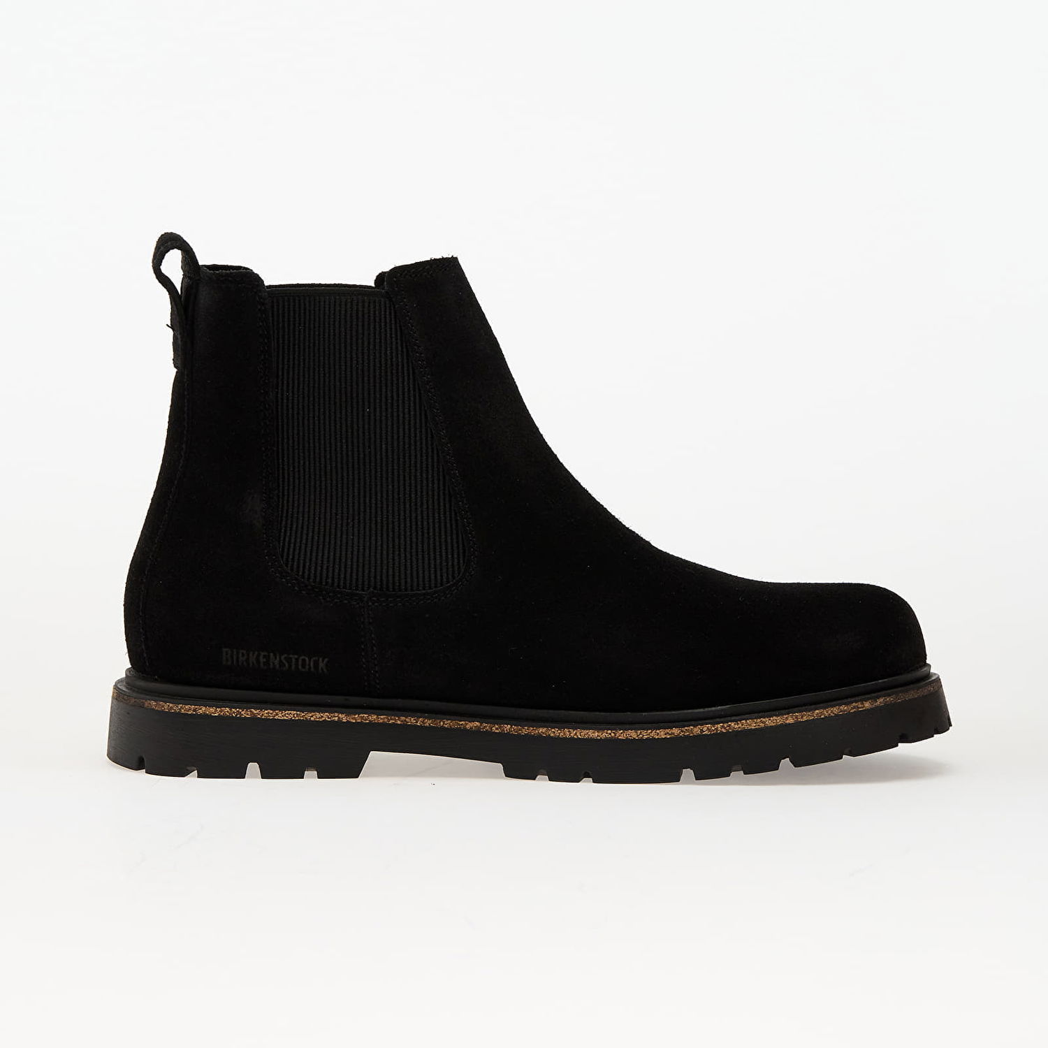 Кецове и обувки Birkenstock Highwood Slip On Suede Leather Mid Regular Fit Черно | 1028138, 1