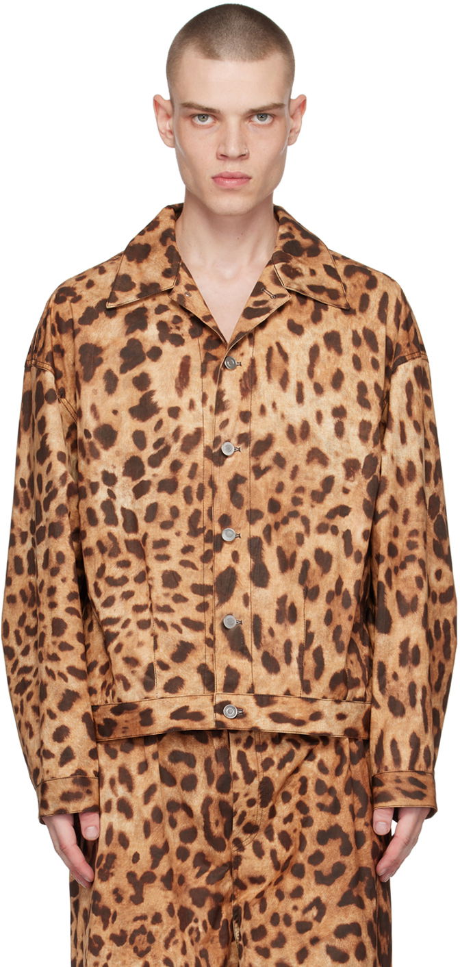 Яке We11done We11done Allover Print Jacket Кафяво | WD-JK1-23-245-U-BR, 0