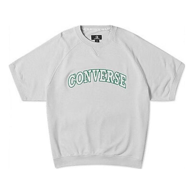 Пуловер Converse Retro Chuck Crew T-Shirt Сиво | 10026428-A03
