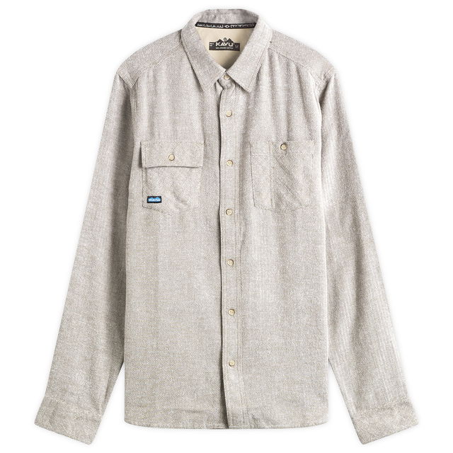 Langley Herringbone Overshirt, Size Small