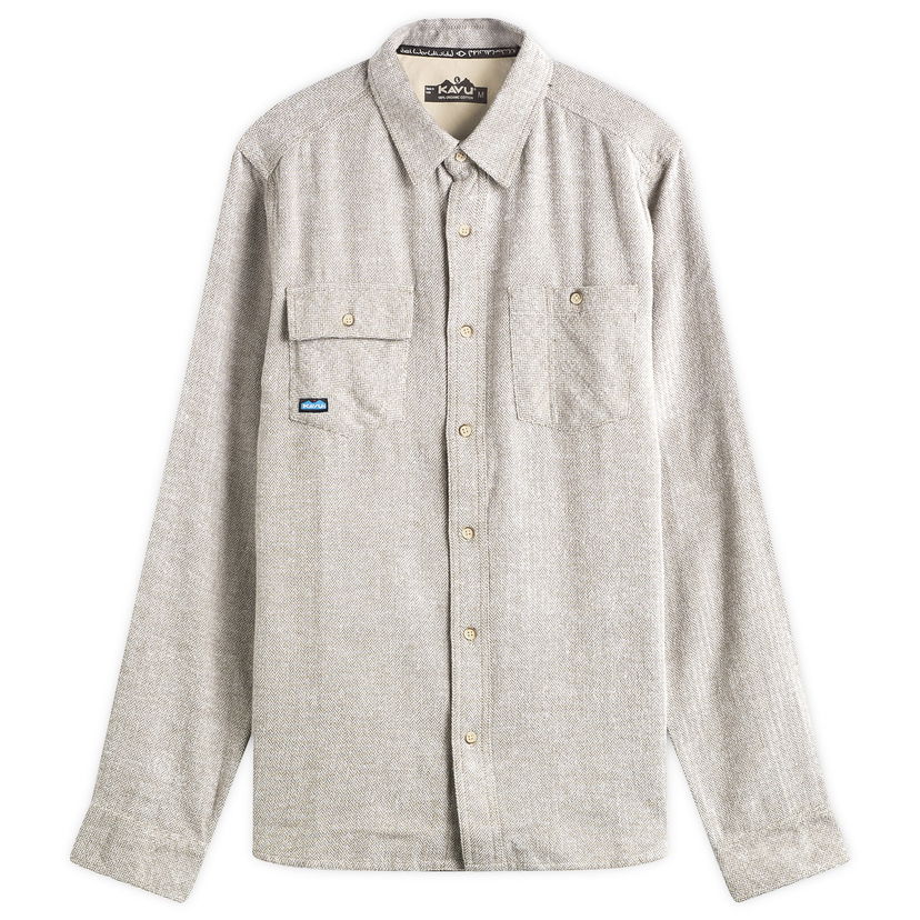 Риза KAVU Langley Herringbone Overshirt, Size Small Бежово | 5039-2708