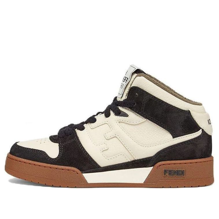 Кецове и обувки FENDI Match High Top Бежово | 8E8358AHH2F1FZB
