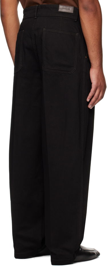 Дънки LEMAIRE LEMAIRE Maxi Barrel Workwear Jeans Черно | PA1261 LD1055, 2