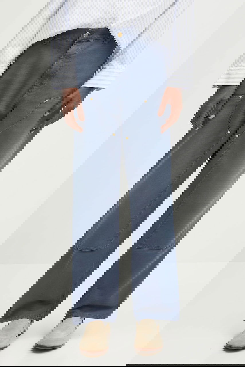 Панталони Carhartt WIP Double Knee Pant Синьо | I034796.2OT4O, 0