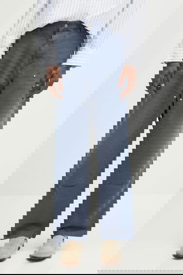 Панталони Carhartt WIP Double Knee Pant Синьо | I034796.2OT4O, 0