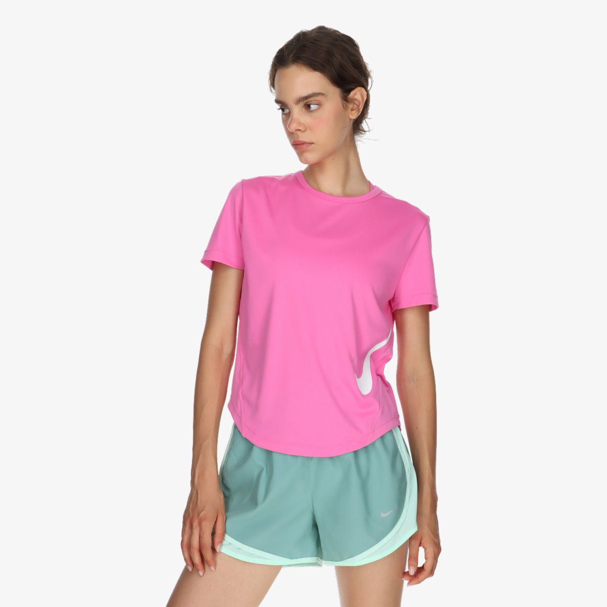 Тениска Nike Tempo Swoosh Dri-FIT Short-Sleeve Running Top Розово | HV2772-675, 1