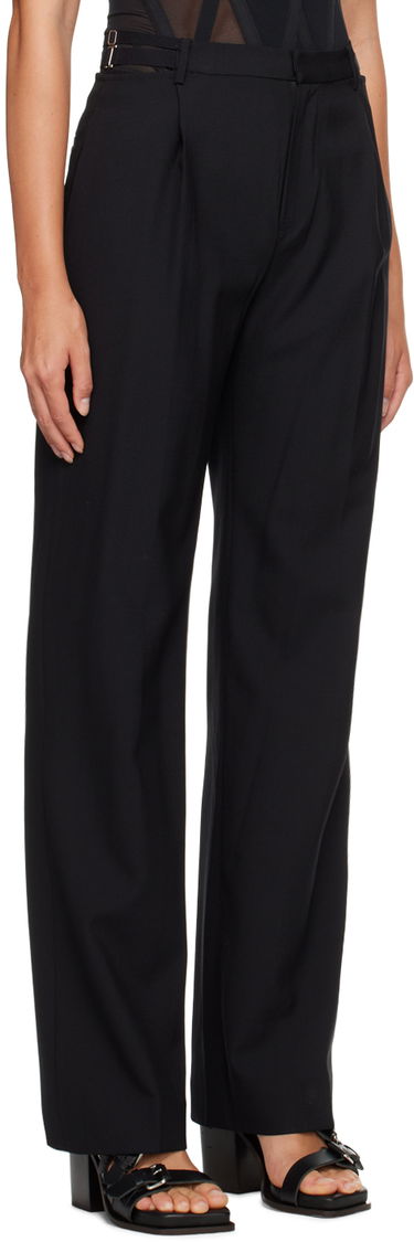 Панталони Dion Lee Black Lingerie High-Waist Dress Pants Черно | C2102R23, 1