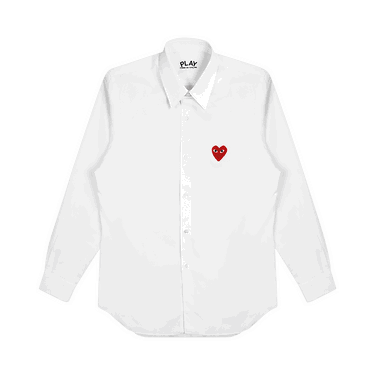 Риза Comme des Garçons Play Woven Shirt Бяло | AZ B002 051 2, 0