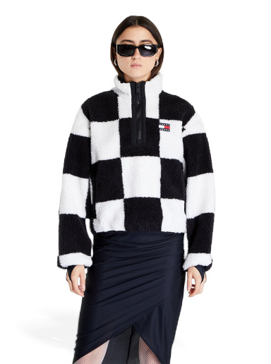 Пуловер Tommy Hilfiger Checkerboard Sherpa Popover Многоцветен | DW0DW14305 0GK