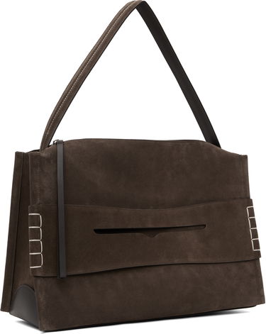 Чанта през рамо JW Anderson JW Anderson Large Loafer Suede Shoulder Bag Кафяво | HB0717-LA0364, 1
