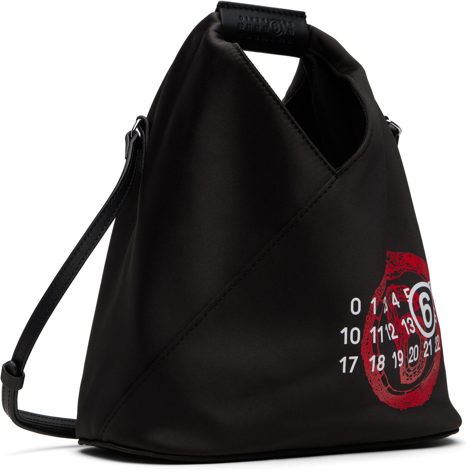 Дамска чанта Maison Margiela MM6 Maison Margiela 'Year of the Snake' Triangle Crossbody Bag Черно | SB6WD0026 P7364, 1